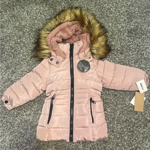 Brand new pink Girls Steve Madden Winter Coat